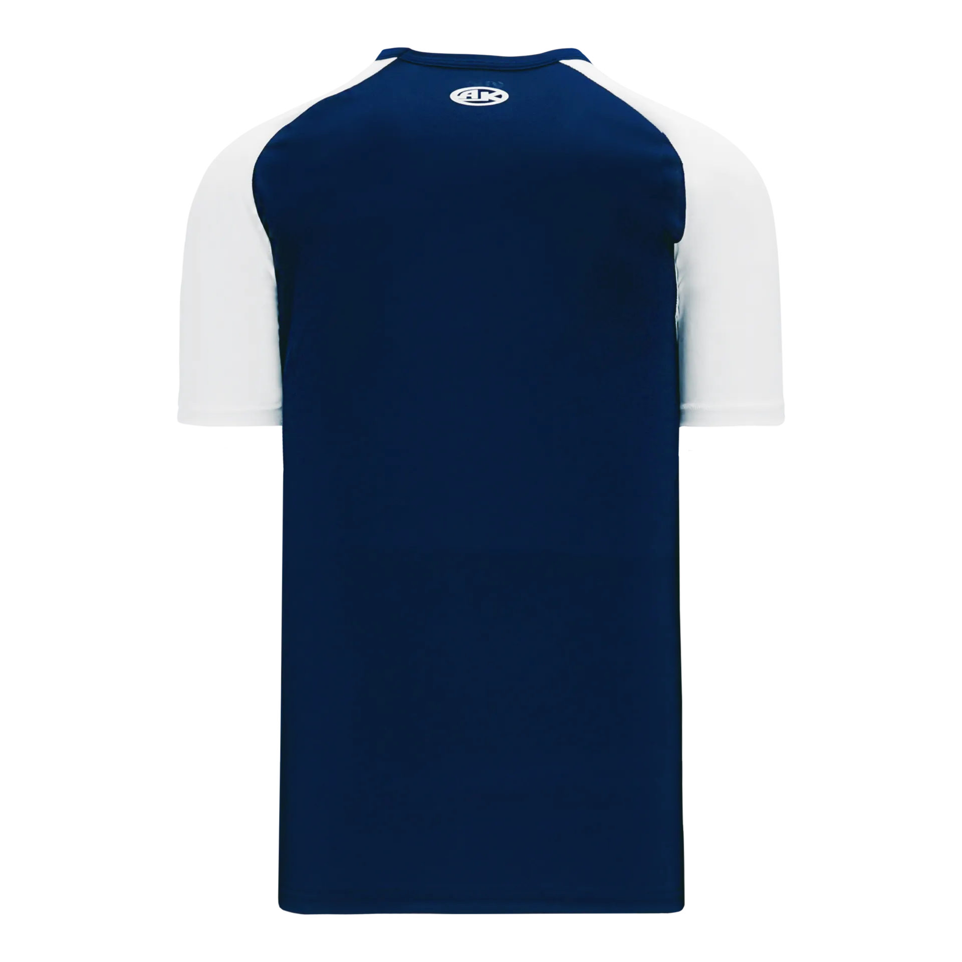 Athletic Knit (AK) BA1375M-216 Mens Navy/White Pullover Baseball Jersey