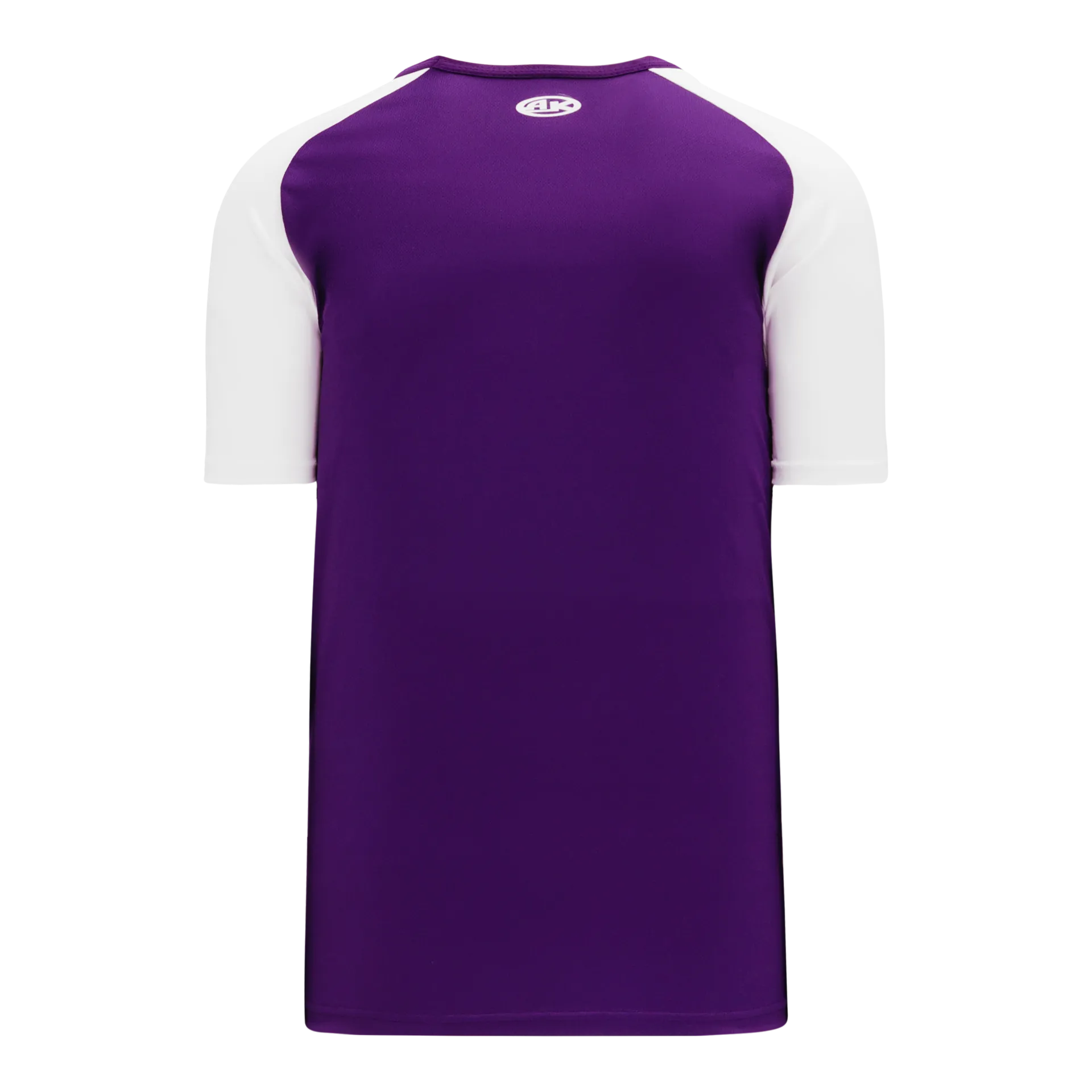 Athletic Knit (AK) BA1375M-220 Mens Purple/White Pullover Baseball Jersey