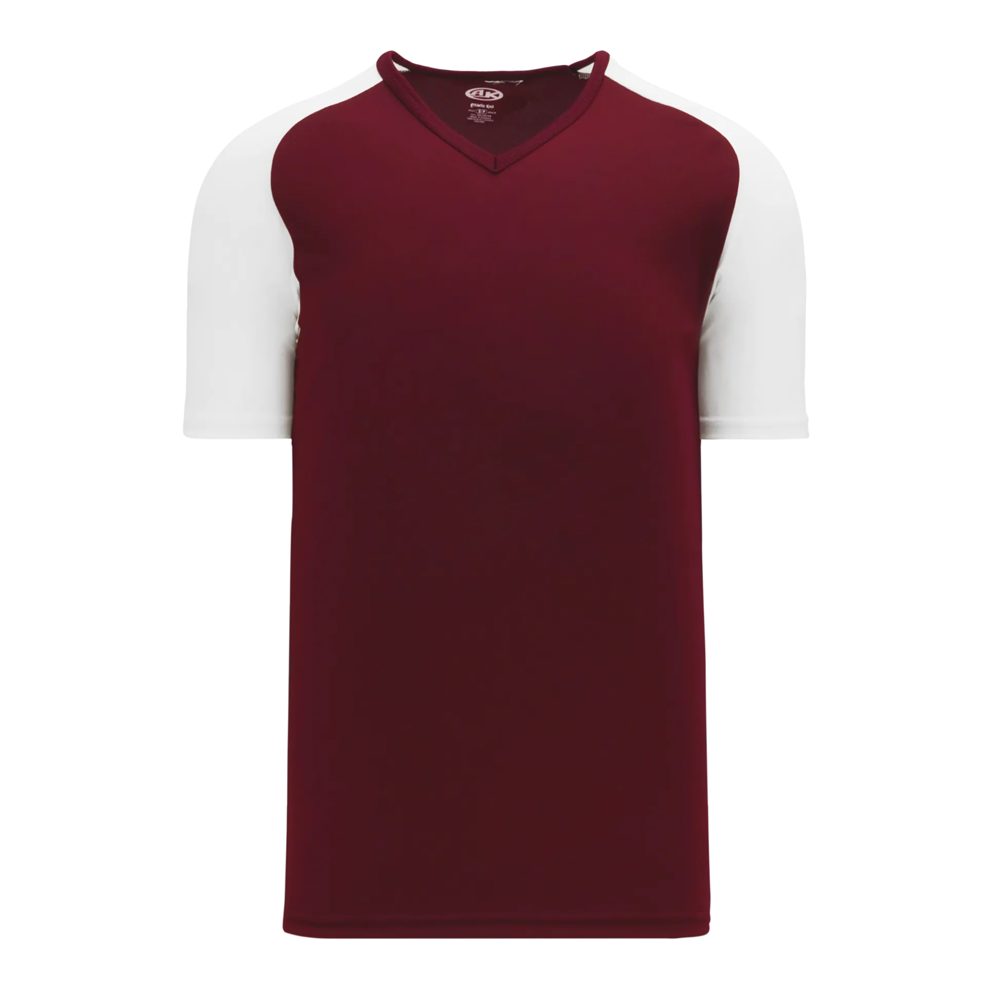Athletic Knit (AK) BA1375M-233 Mens Maroon/White Pullover Baseball Jersey