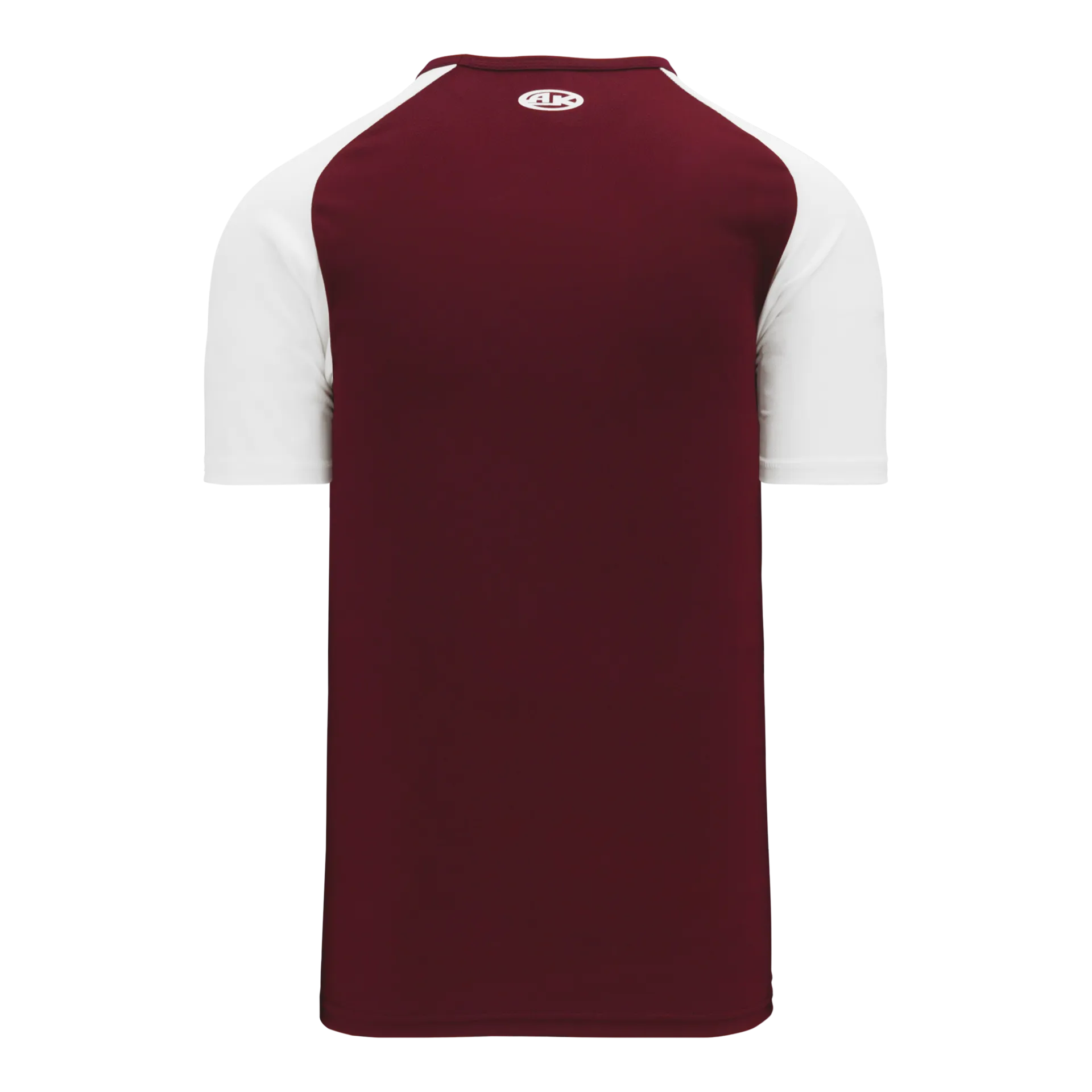Athletic Knit (AK) BA1375M-233 Mens Maroon/White Pullover Baseball Jersey