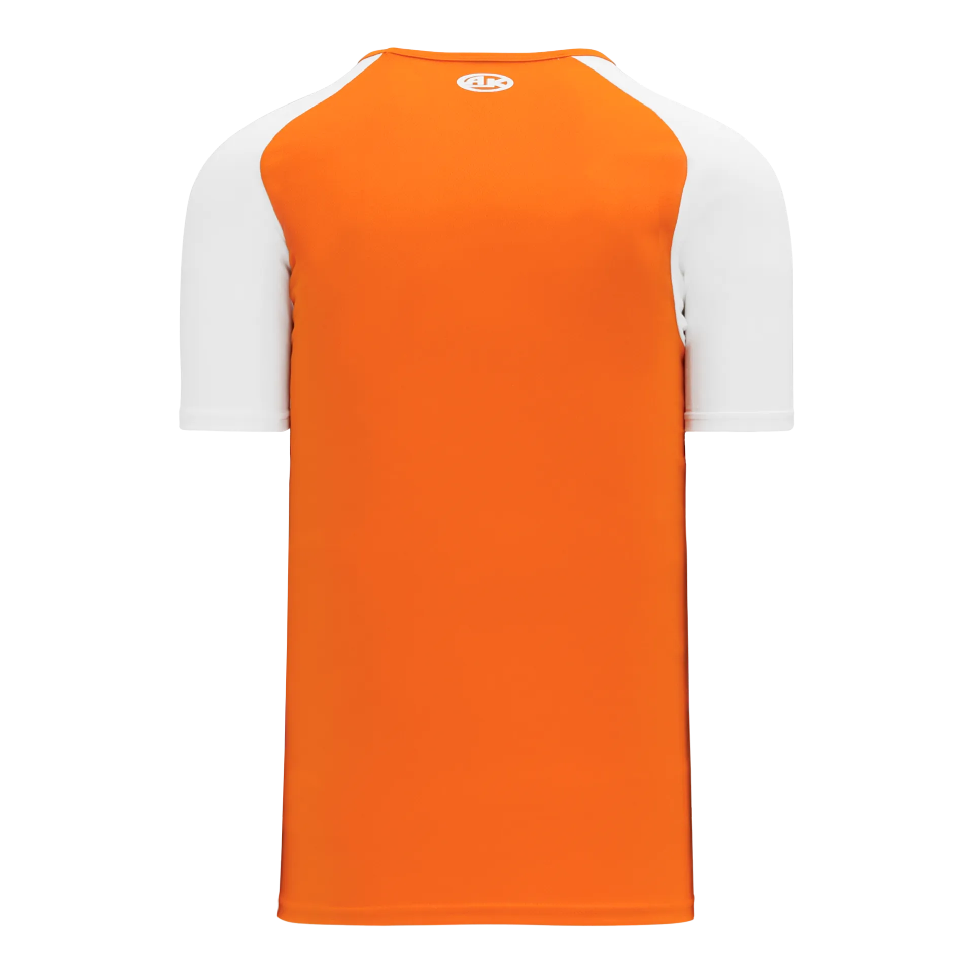 Athletic Knit (AK) BA1375M-238 Mens Orange/White Pullover Baseball Jersey