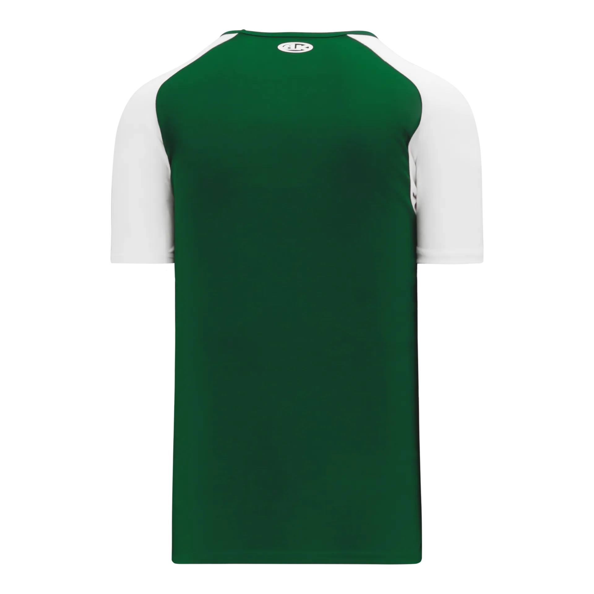Athletic Knit (AK) BA1375M-260 Mens Dark Green/White Pullover Baseball Jersey