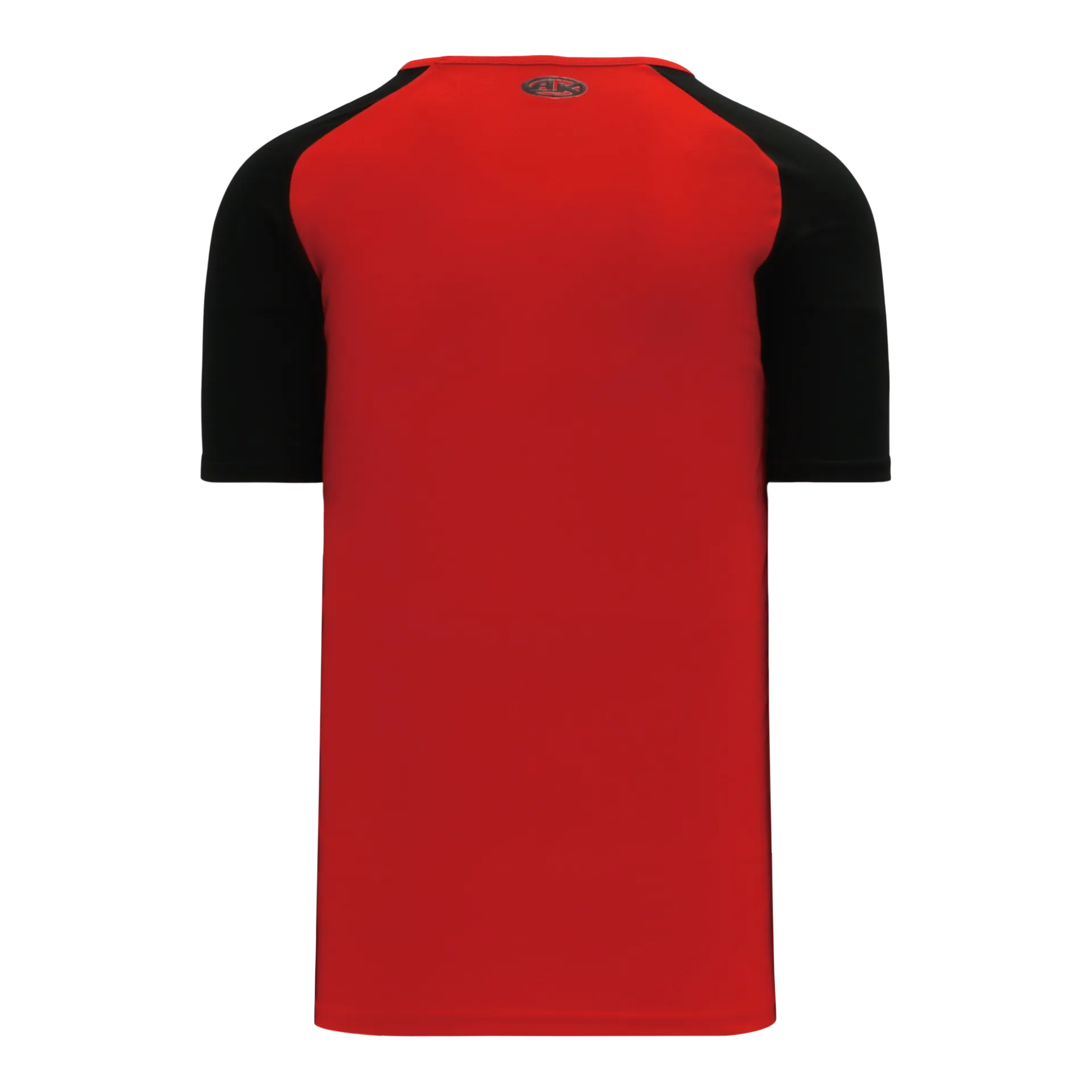 Athletic Knit (AK) BA1375M-264 Mens Red/Black Pullover Baseball Jersey