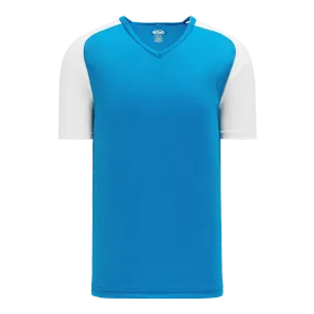 Athletic Knit (AK) BA1375M-289 Mens Pro Blue/White Pullover Baseball Jersey