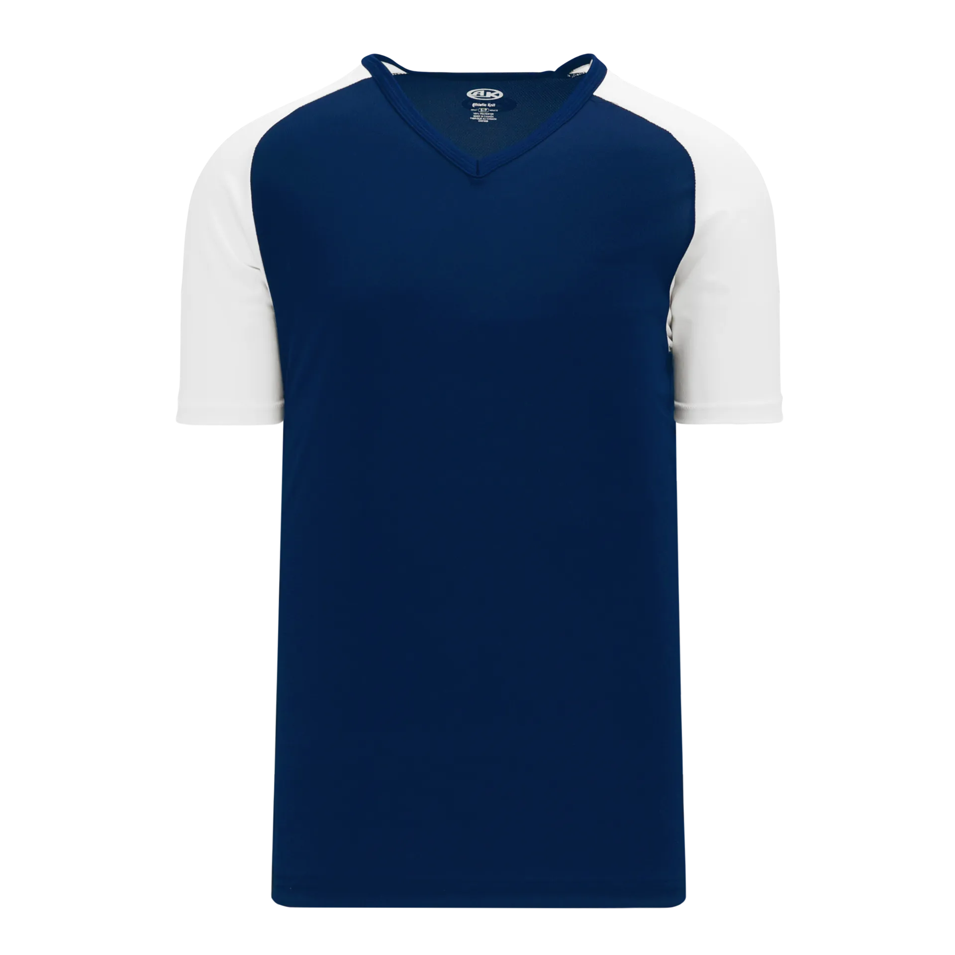 Athletic Knit (AK) BA1375Y-216 Youth Navy/White Pullover Baseball Jersey
