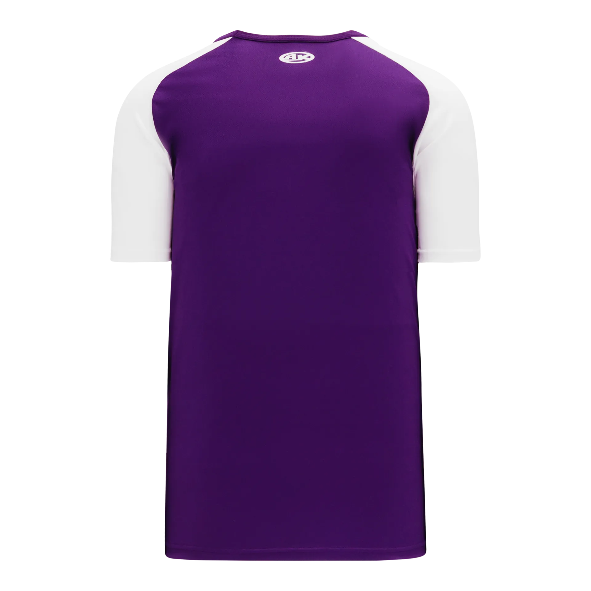 Athletic Knit (AK) BA1375Y-220 Youth Purple/White Pullover Baseball Jersey