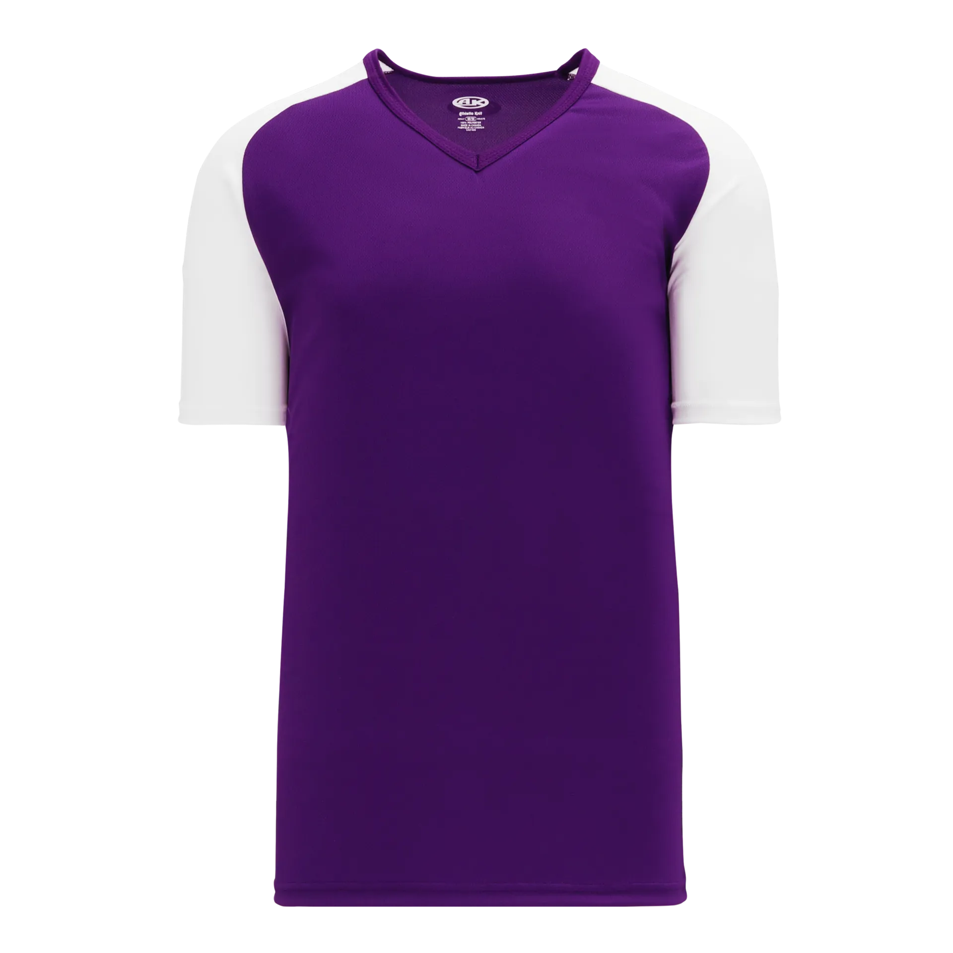 Athletic Knit (AK) BA1375Y-220 Youth Purple/White Pullover Baseball Jersey