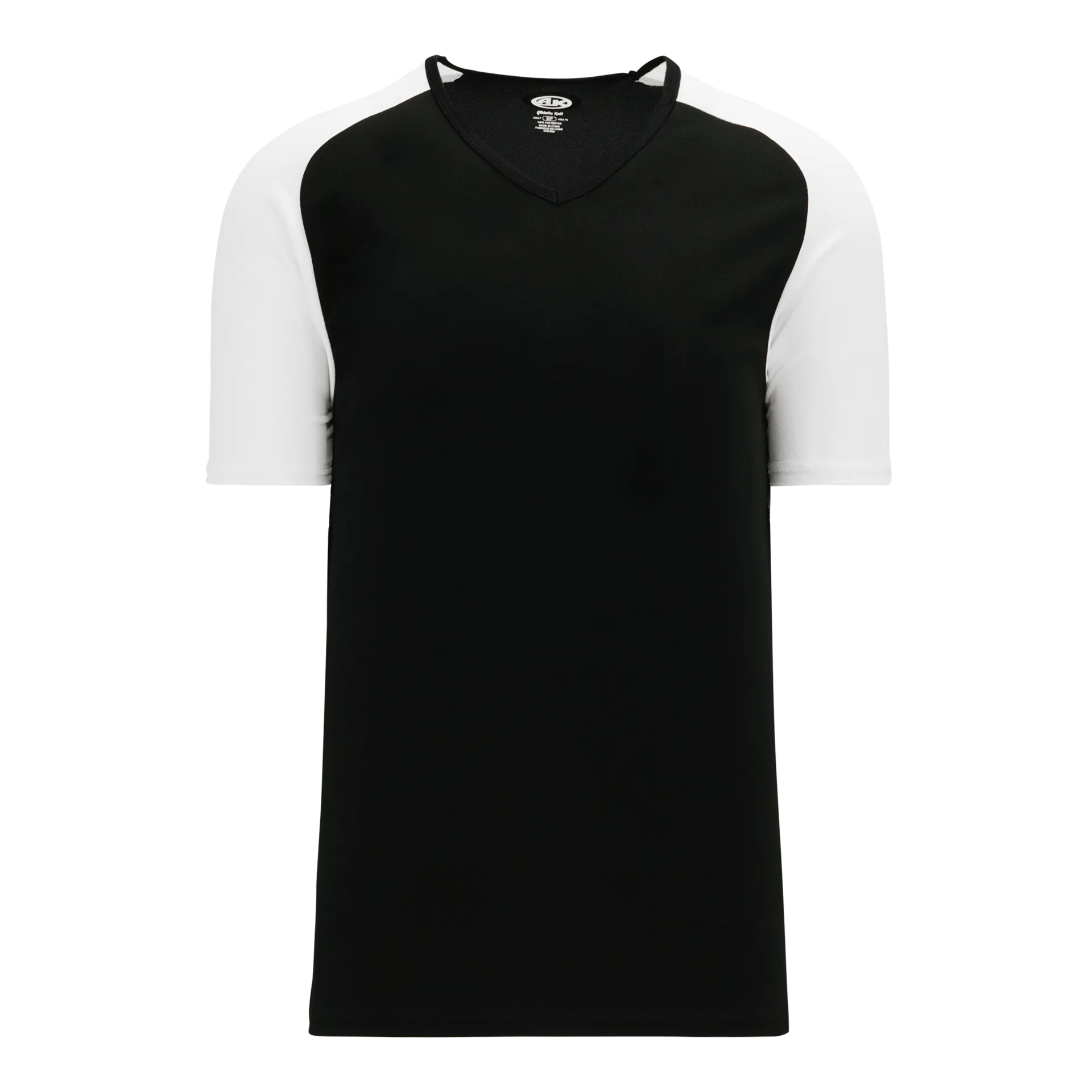 Athletic Knit (AK) BA1375Y-221 Youth Black/White Pullover Baseball Jersey