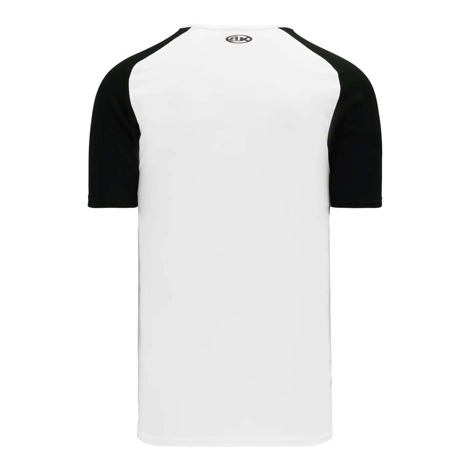 Athletic Knit (AK) BA1375Y-222 Youth White/Black Pullover Baseball Jersey