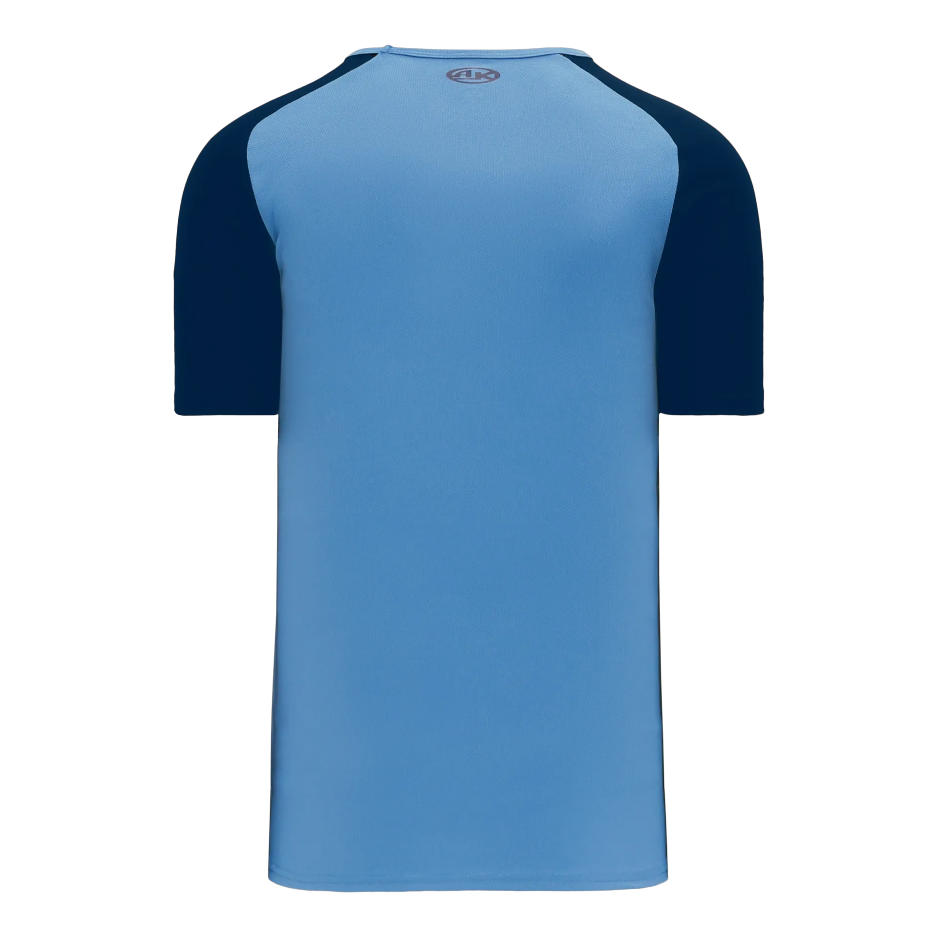 Athletic Knit (AK) BA1375Y-232 Youth Sky Blue/Navy Pullover Baseball Jersey