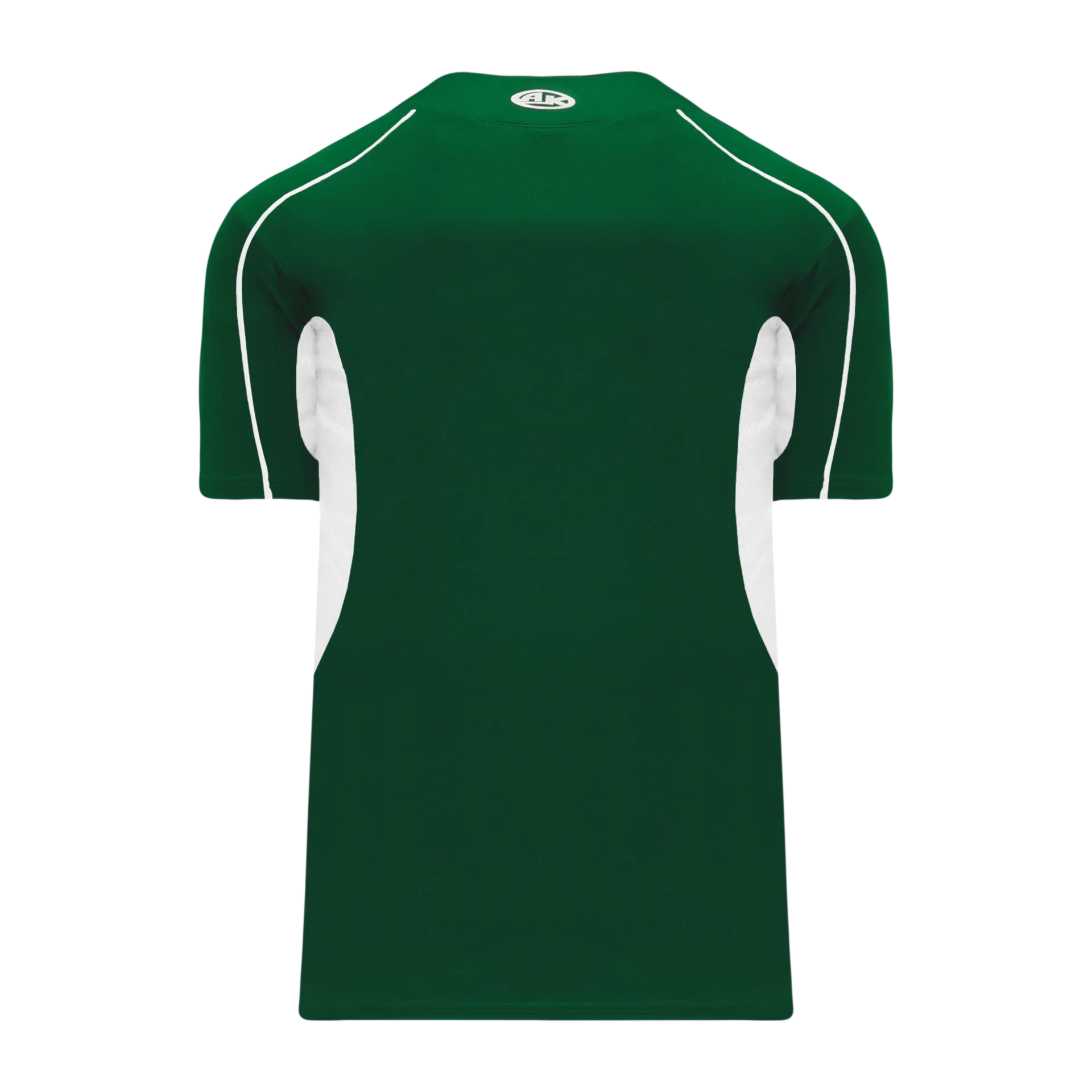 Athletic Knit (AK) BA1745Y-260 Youth Dark Green/White One-Button Baseball Jersey