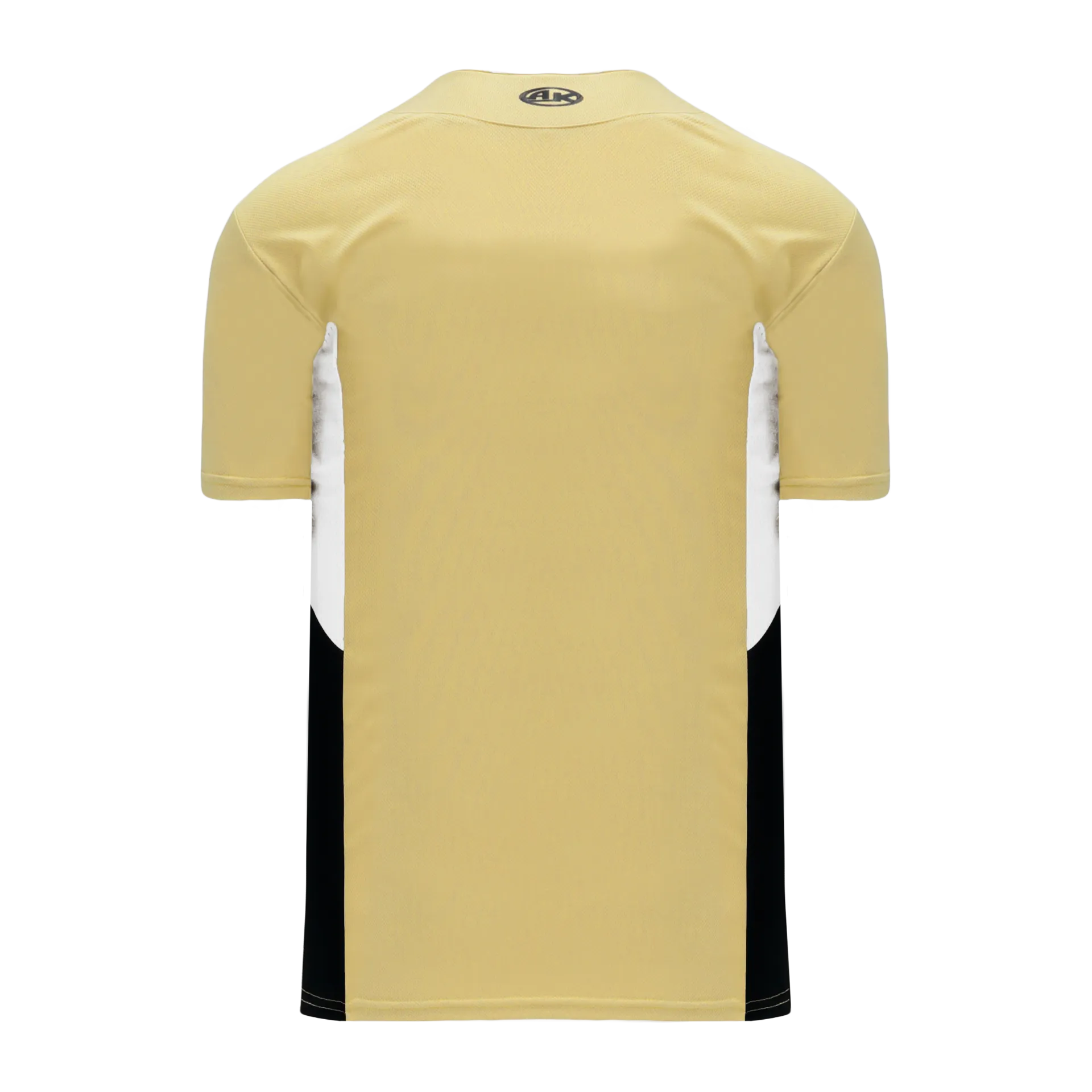 Athletic Knit (AK) BA1763Y-281 Youth Vegas Gold/White/Black One-Button Baseball Jersey