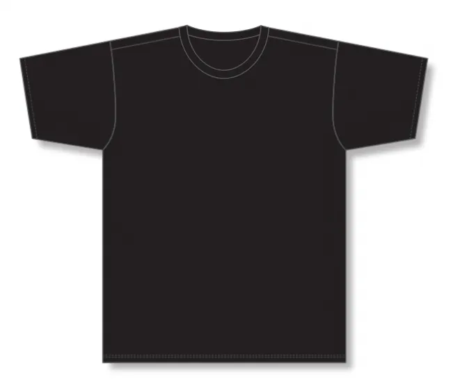 Athletic Knit (AK) BA1800L-001 Ladies Black Pullover Baseball Jersey
