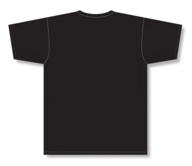 Athletic Knit (AK) BA1800L-001 Ladies Black Pullover Baseball Jersey