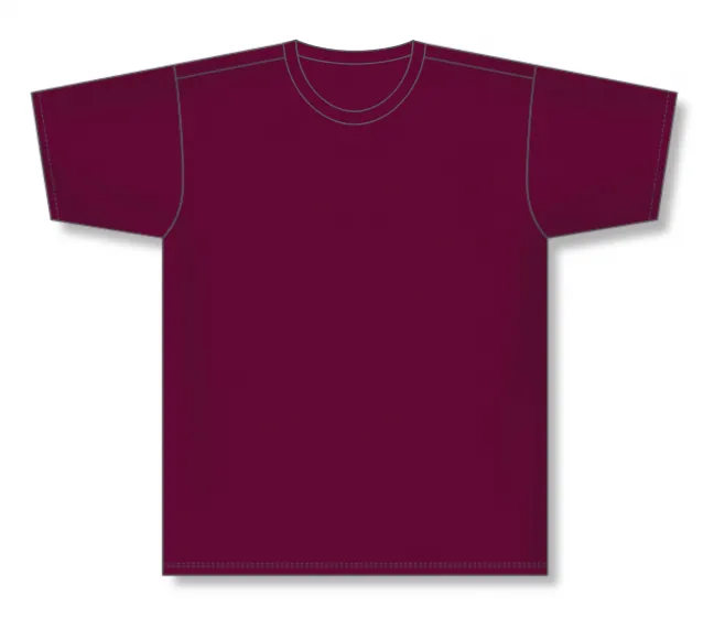 Athletic Knit (AK) BA1800L-009 Ladies Maroon Pullover Baseball Jersey