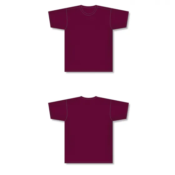 Athletic Knit (AK) BA1800L-009 Ladies Maroon Pullover Baseball Jersey