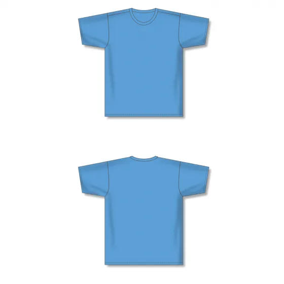 Athletic Knit (AK) BA1800L-018 Ladies Sky Blue Pullover Baseball Jersey