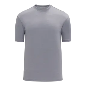 Athletic Knit (AK) BA1800L-020 Ladies Heather Grey Pullover Baseball Jersey