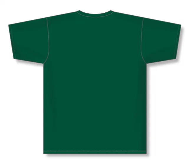 Athletic Knit (AK) BA1800M-029 Mens Dark Green Pullover Baseball Jersey