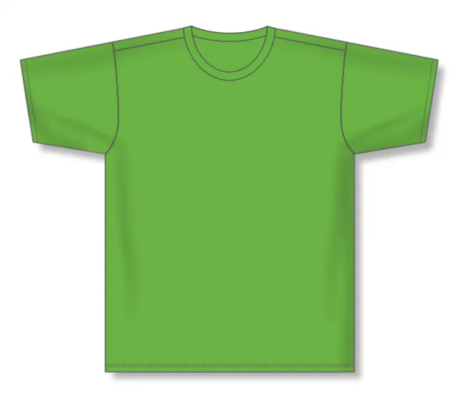Athletic Knit (AK) BA1800M-031 Mens Lime Green Pullover Baseball Jersey