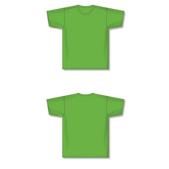 Athletic Knit (AK) BA1800M-031 Mens Lime Green Pullover Baseball Jersey