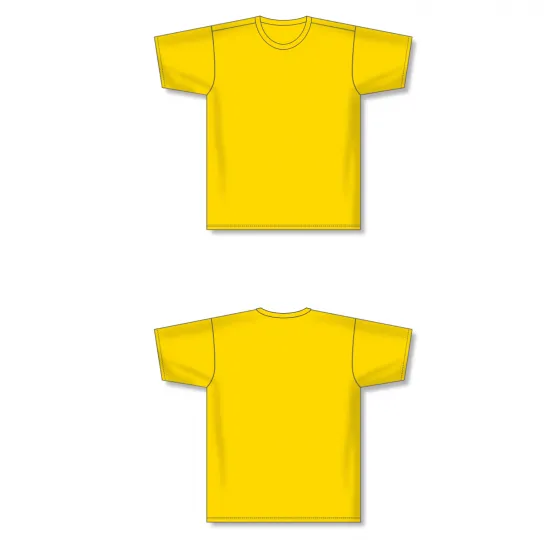 Athletic Knit (AK) BA1800M-055 Mens Maize Pullover Baseball Jersey