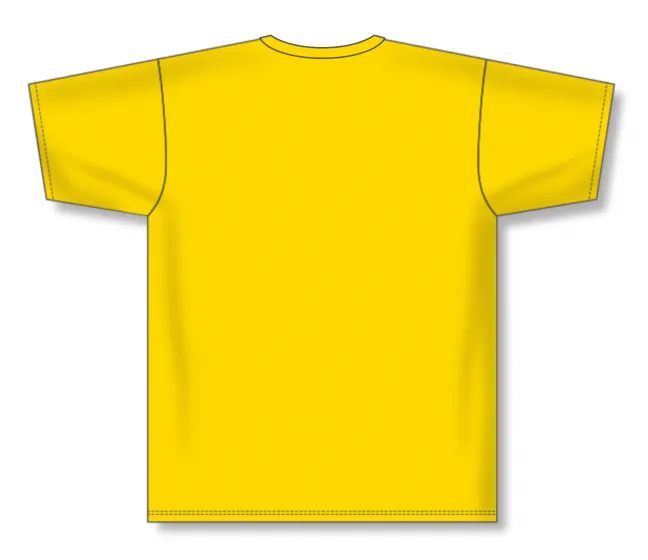 Athletic Knit (AK) BA1800M-055 Mens Maize Pullover Baseball Jersey