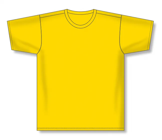 Athletic Knit (AK) BA1800M-055 Mens Maize Pullover Baseball Jersey