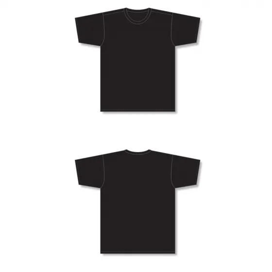 Athletic Knit (AK) BA1800Y-001 Youth Black Pullover Baseball Jersey