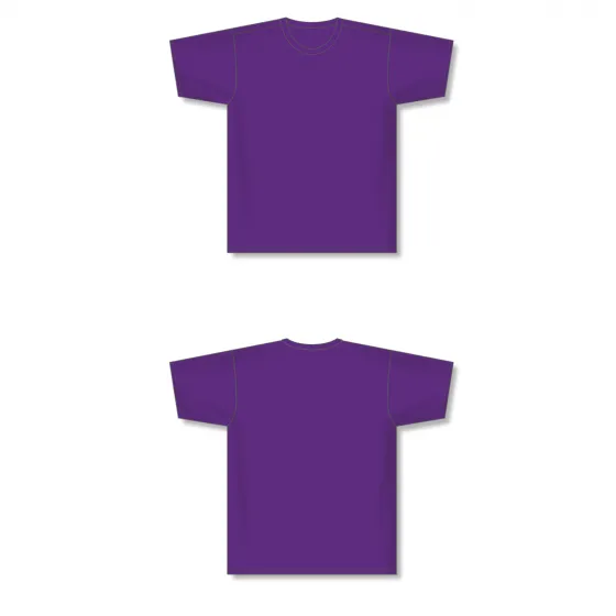 Athletic Knit (AK) BA1800Y-010 Youth Purple Pullover Baseball Jersey