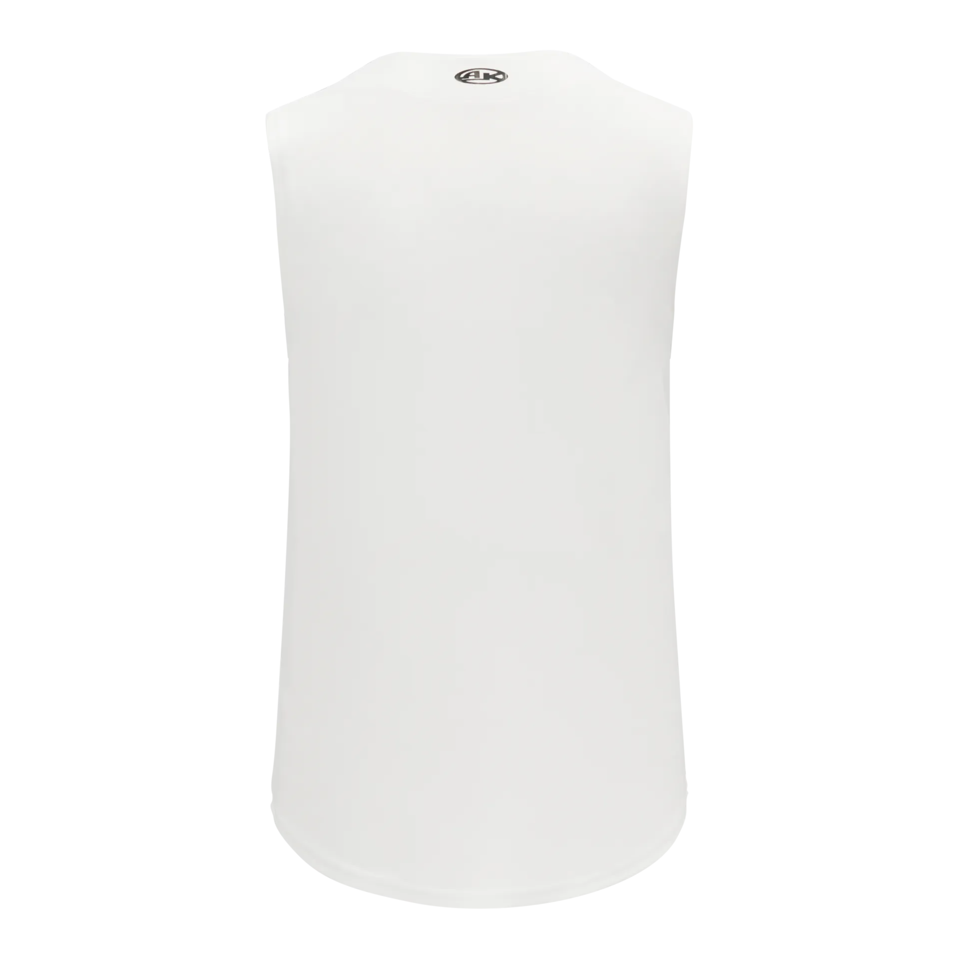 Athletic Knit (AK) BA1812Y-000 Youth White Sleeveless Full Button Baseball Jersey
