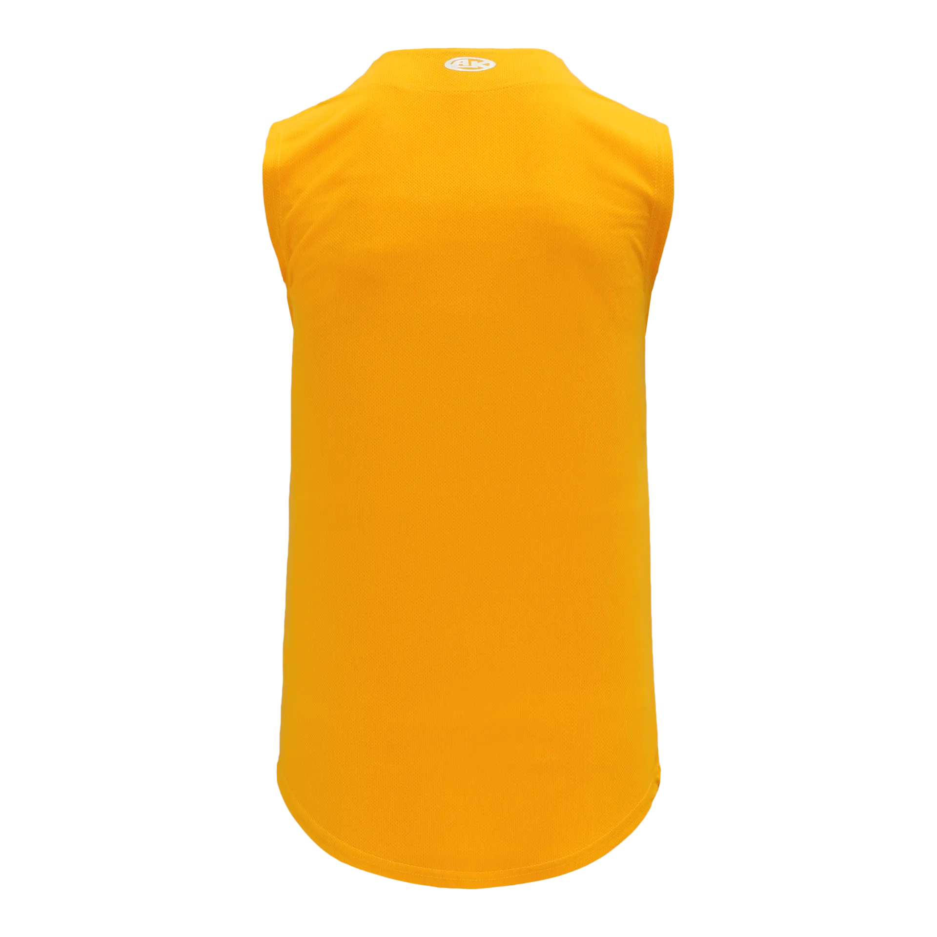Athletic Knit (AK) BA1812Y-006 Youth Gold Sleeveless Full Button Baseball Jersey