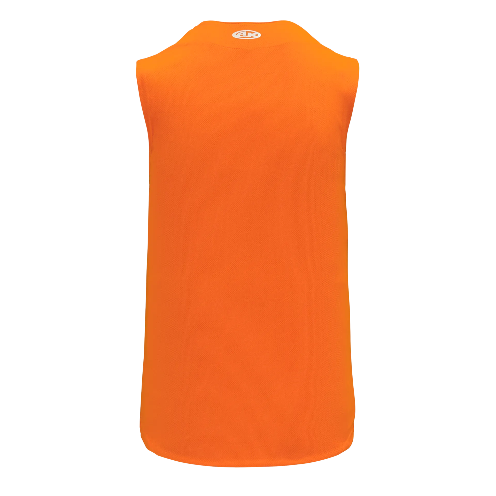Athletic Knit (AK) BA1812Y-064 Youth Orange Sleeveless Full Button Baseball Jersey