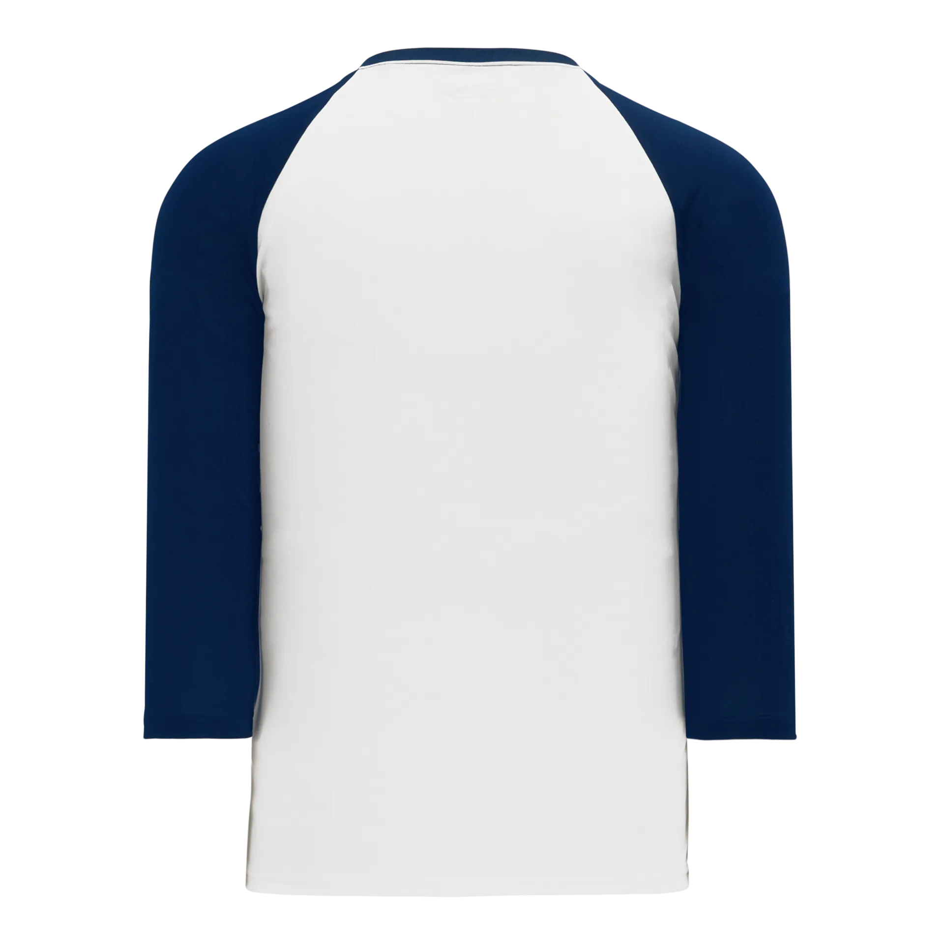 Athletic Knit (AK) BA1846A-217 Adult White/Navy Pullover Baseball Jersey