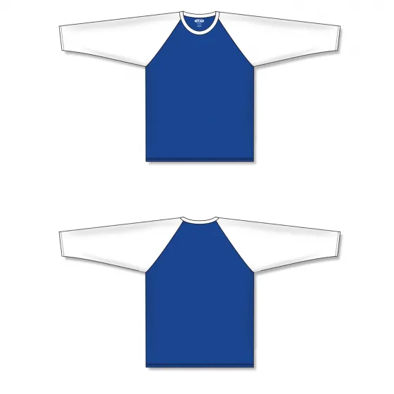 Athletic Knit (AK) BA1846Y-206 Youth Royal Blue/White Pullover Baseball Jersey