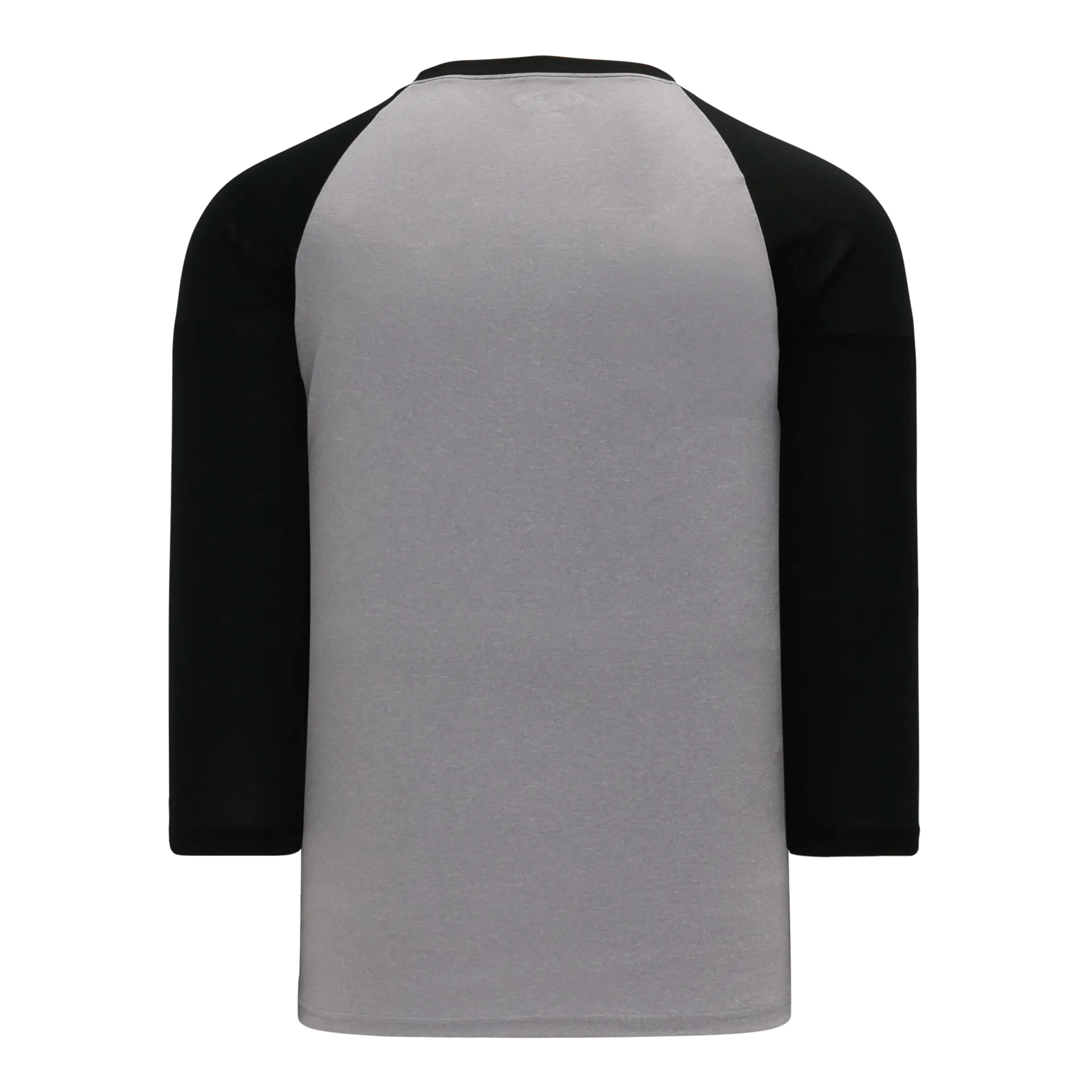 Athletic Knit (AK) BA1846Y-920 Youth Heather Grey/Black Pullover Baseball Jersey