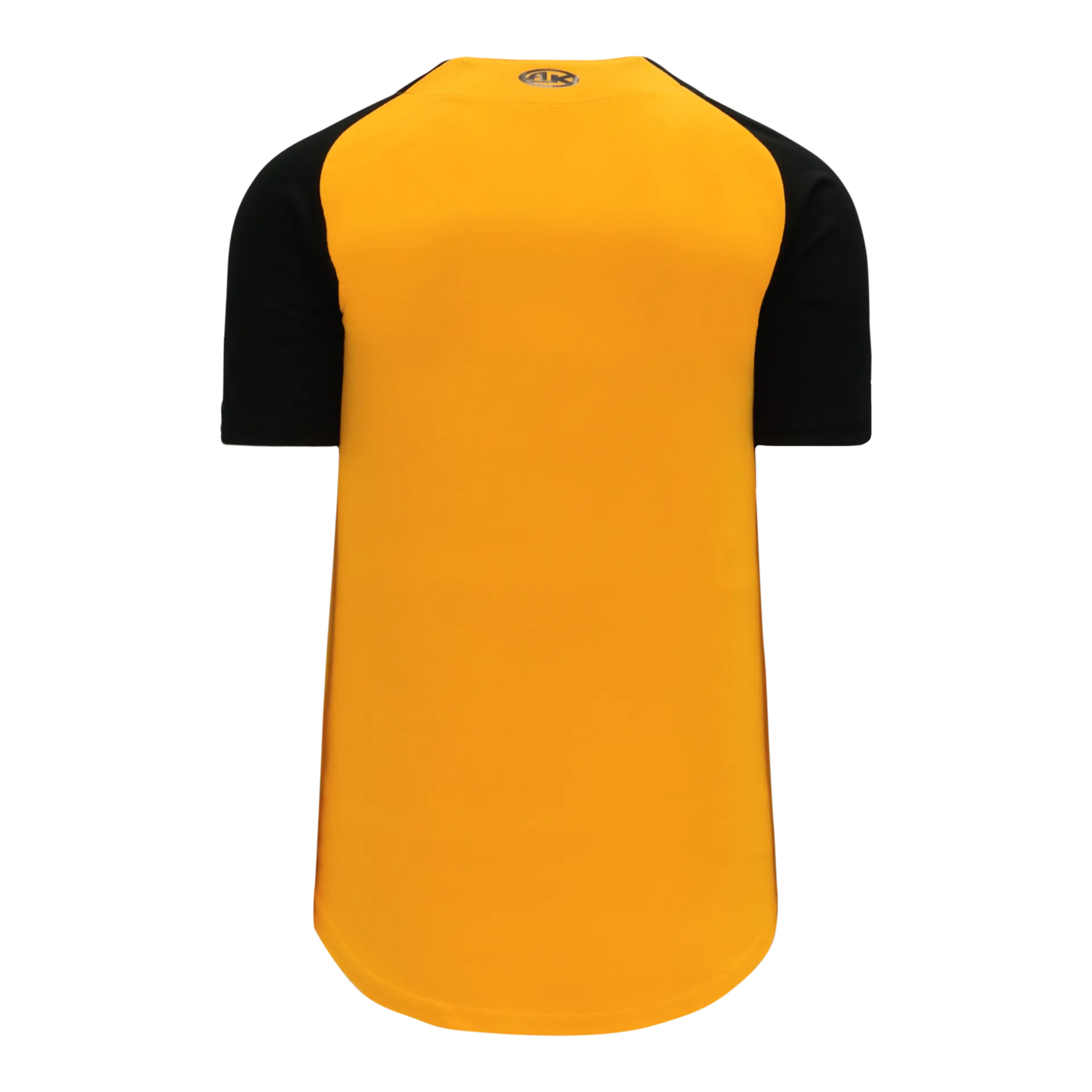 Athletic Knit (AK) BA1875Y-213 Youth Gold/Black Full Button Baseball Jersey