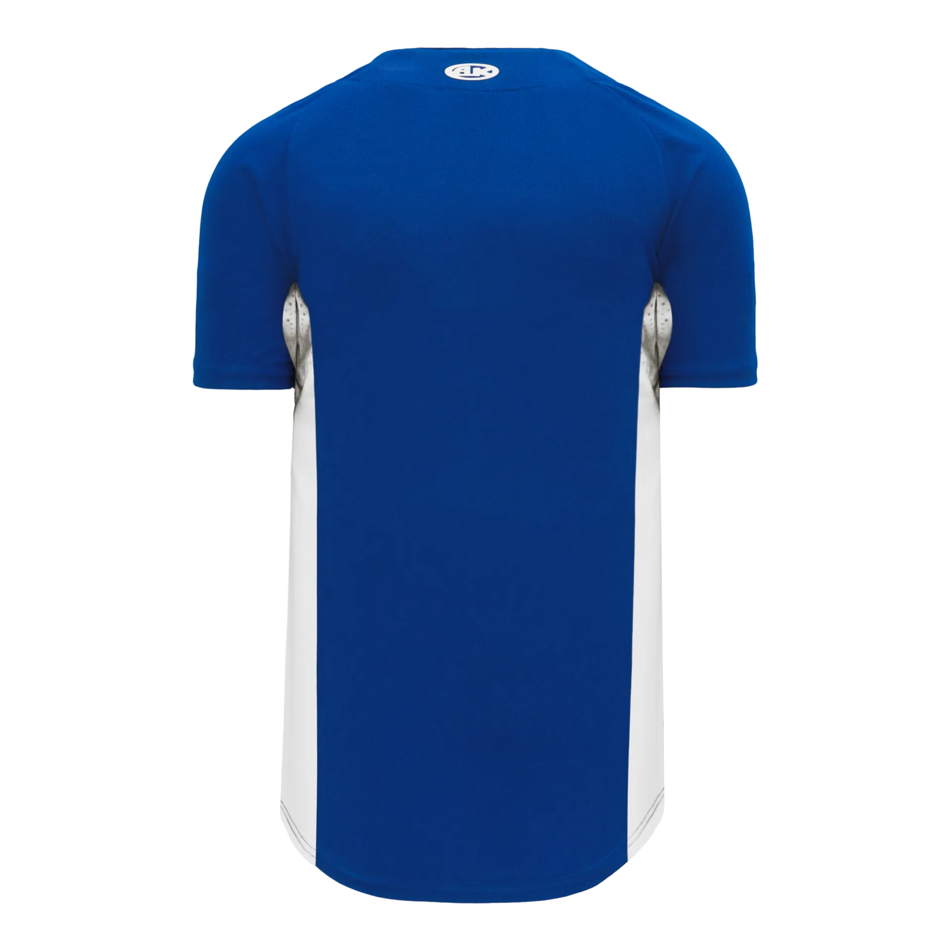 Athletic Knit (AK) BA1890A-206 Adult Royal Blue/White Full Button Baseball Jersey