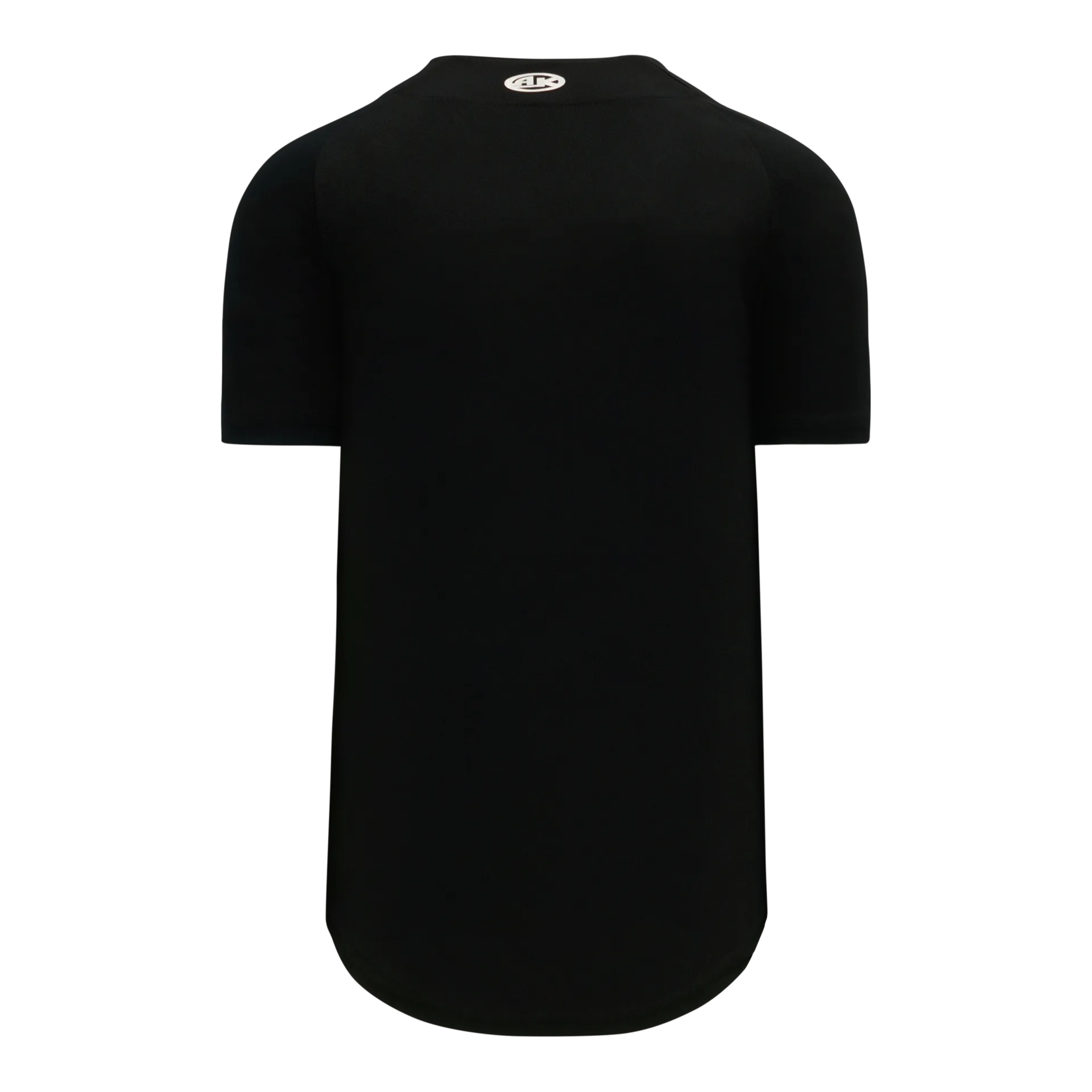 Athletic Knit (AK) BA5200L-001 Ladies Black Full Button Baseball Jersey