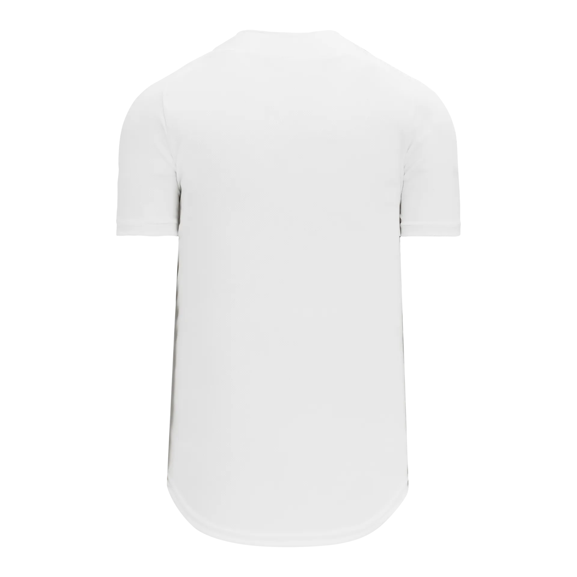 Athletic Knit (AK) BA5200Y-000 Youth White Full Button Baseball Jersey