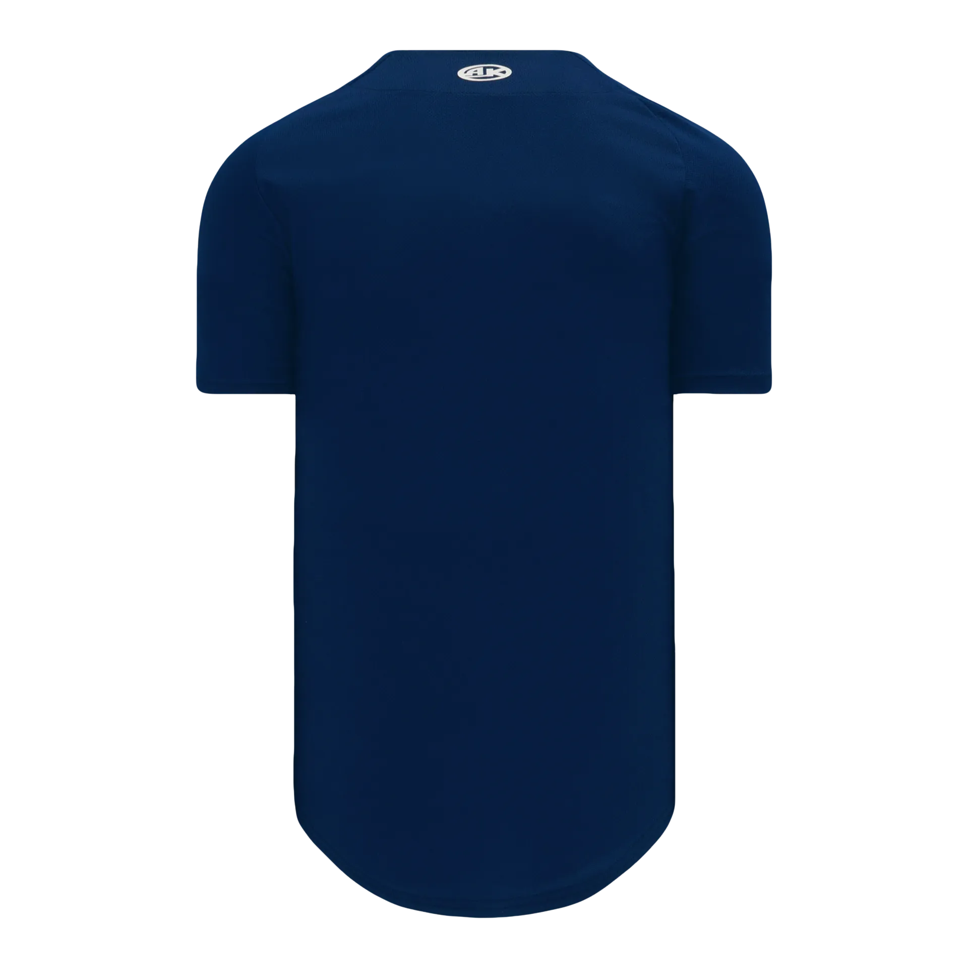 Athletic Knit (AK) BA5200Y-004 Youth Navy Full Button Baseball Jersey