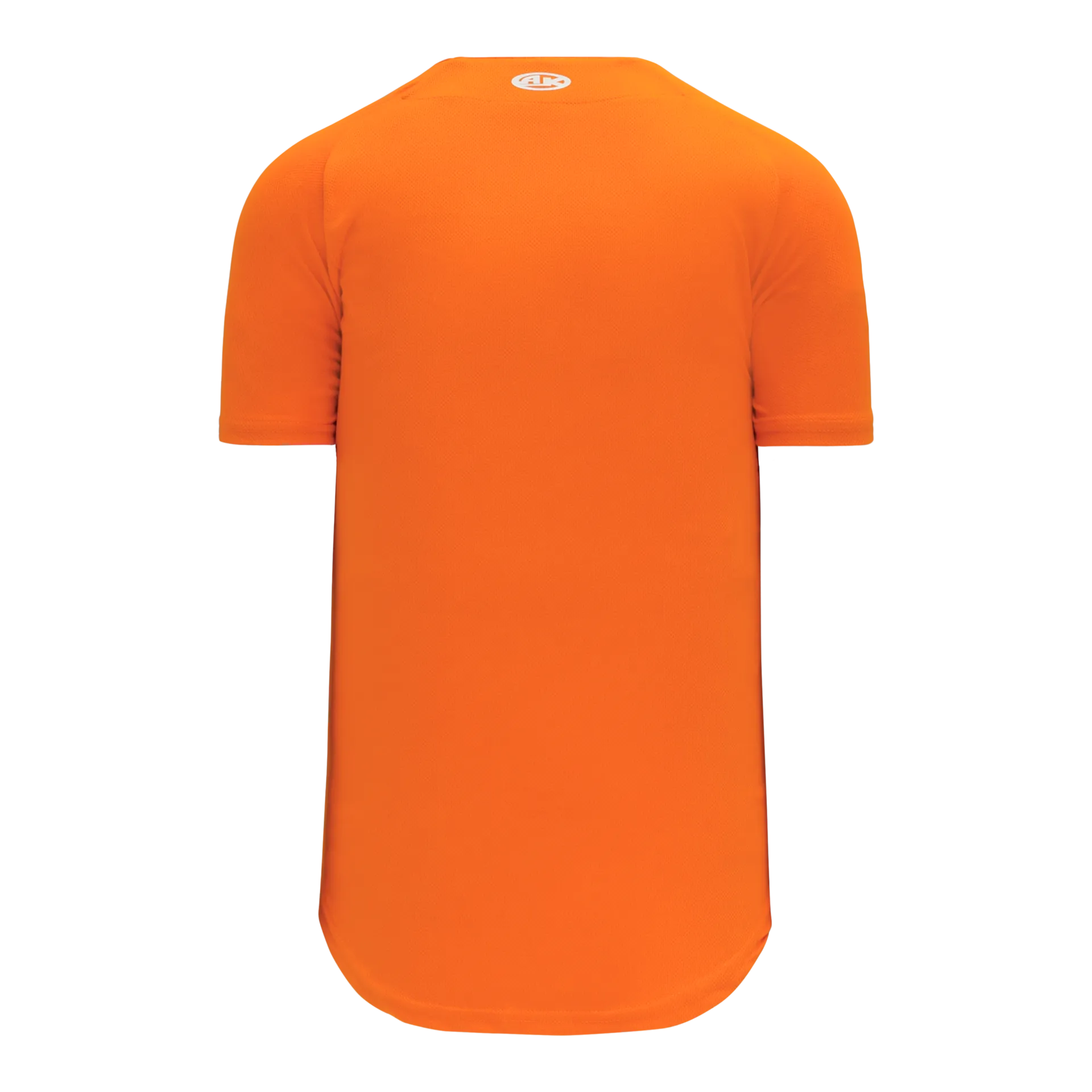 Athletic Knit (AK) BA5200Y-064 Youth Orange Full Button Baseball Jersey
