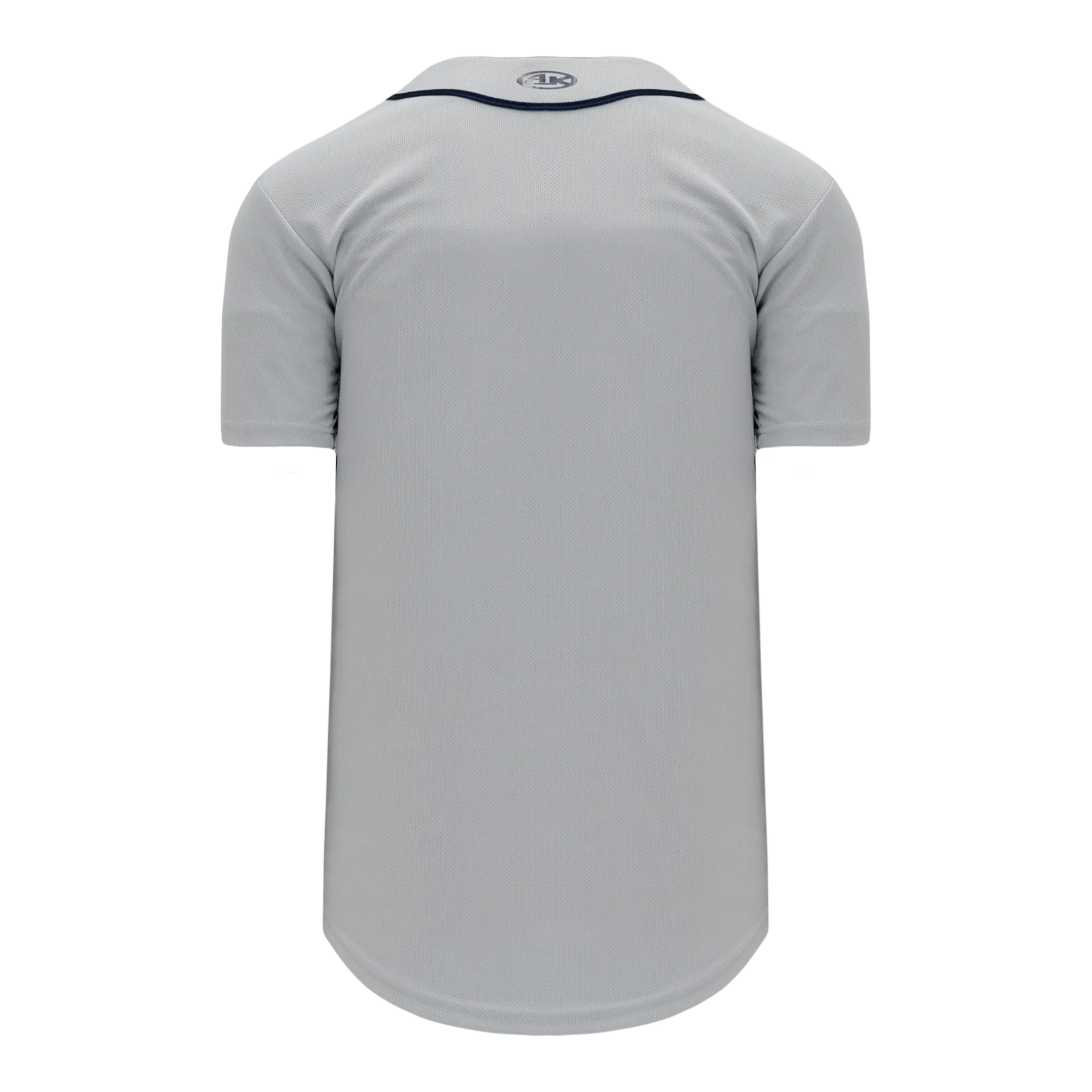 Athletic Knit (AK) BA5500A-DET575 Detroit Tigers Grey Adult Full Button Baseball Jersey
