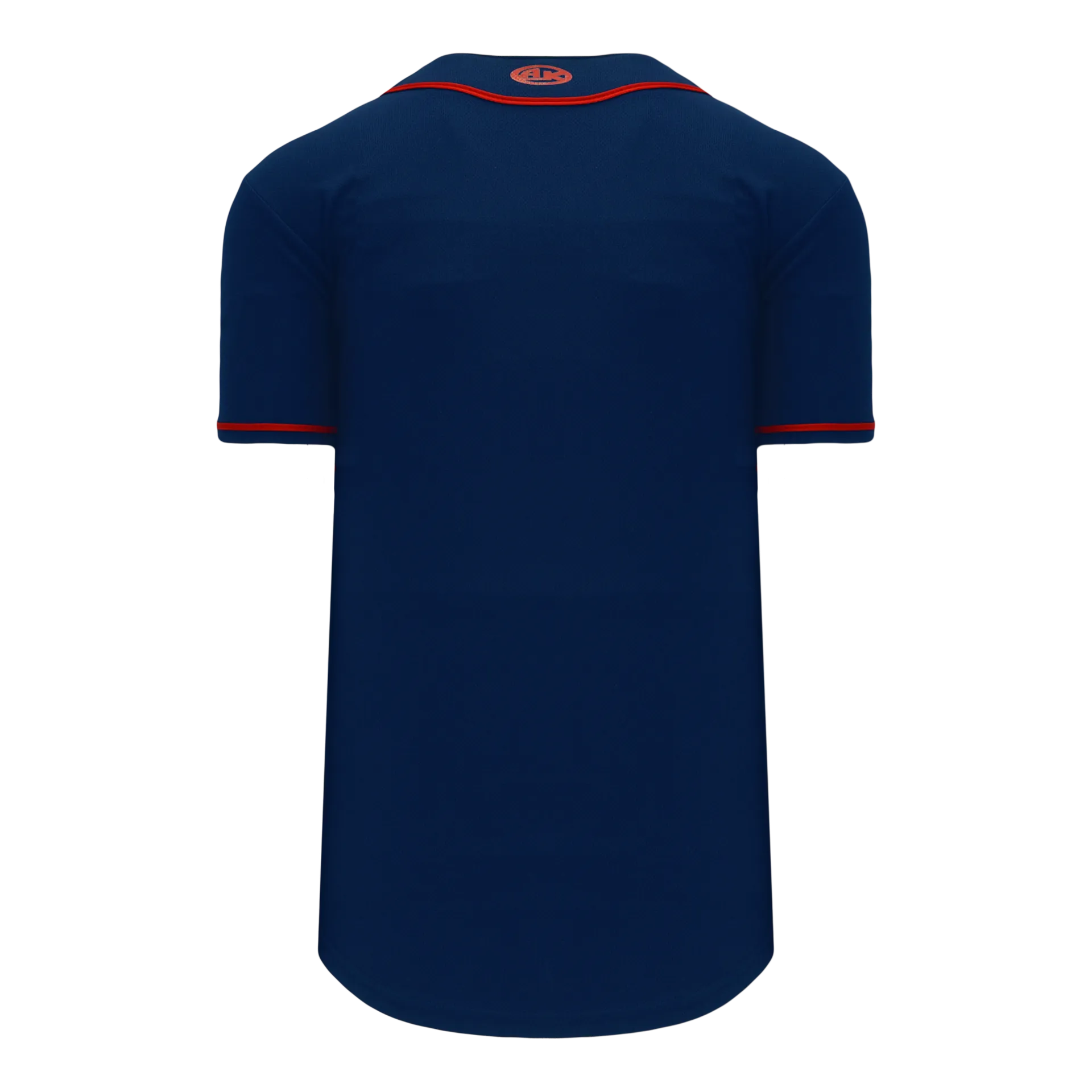 Athletic Knit (AK) BA5500A-MIN697 Minnesota Twins Navy Adult Full Button Baseball Jersey
