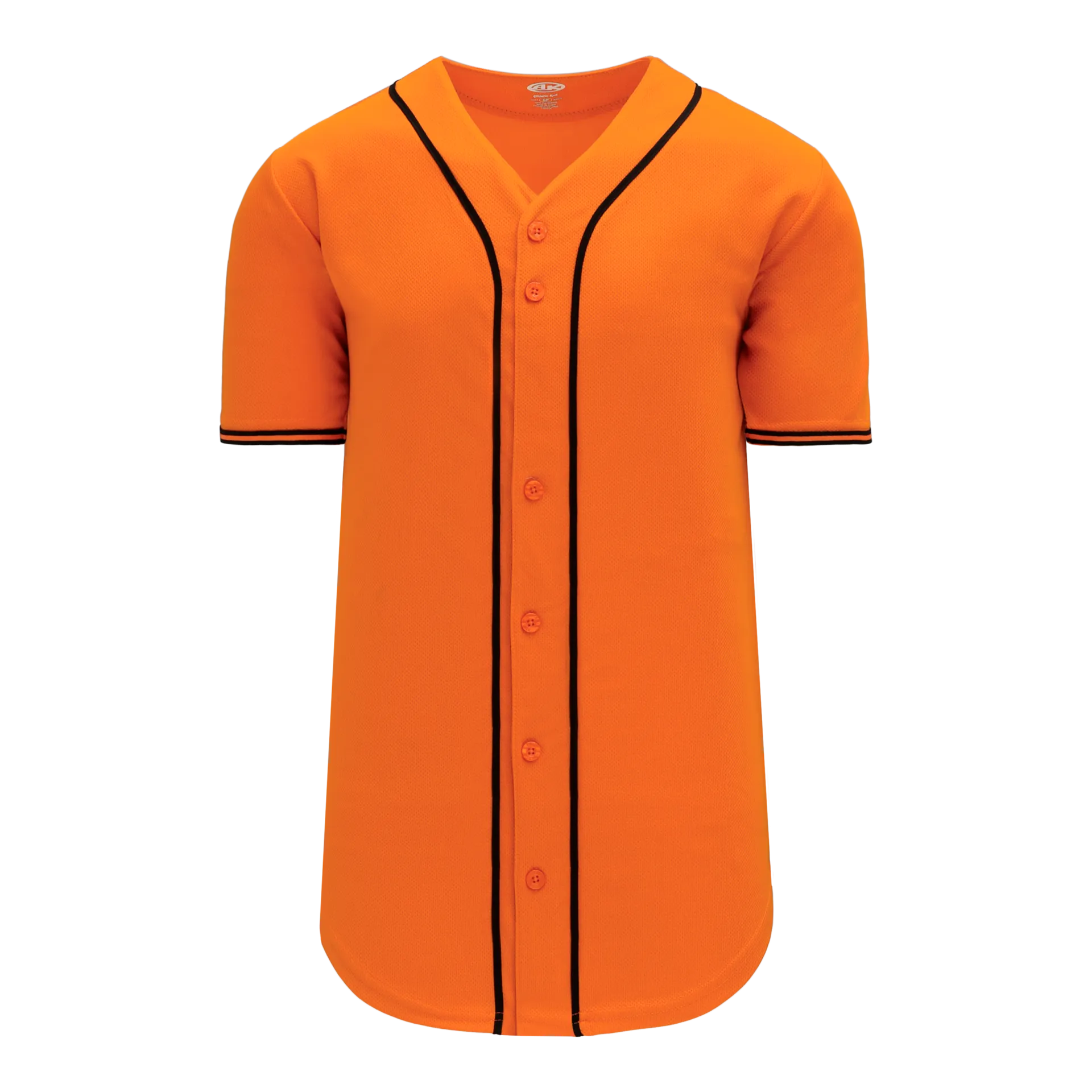 Athletic Knit (AK) BA5500A-SF576 San Francisco Giants Orange Adult Full Button Baseball Jersey