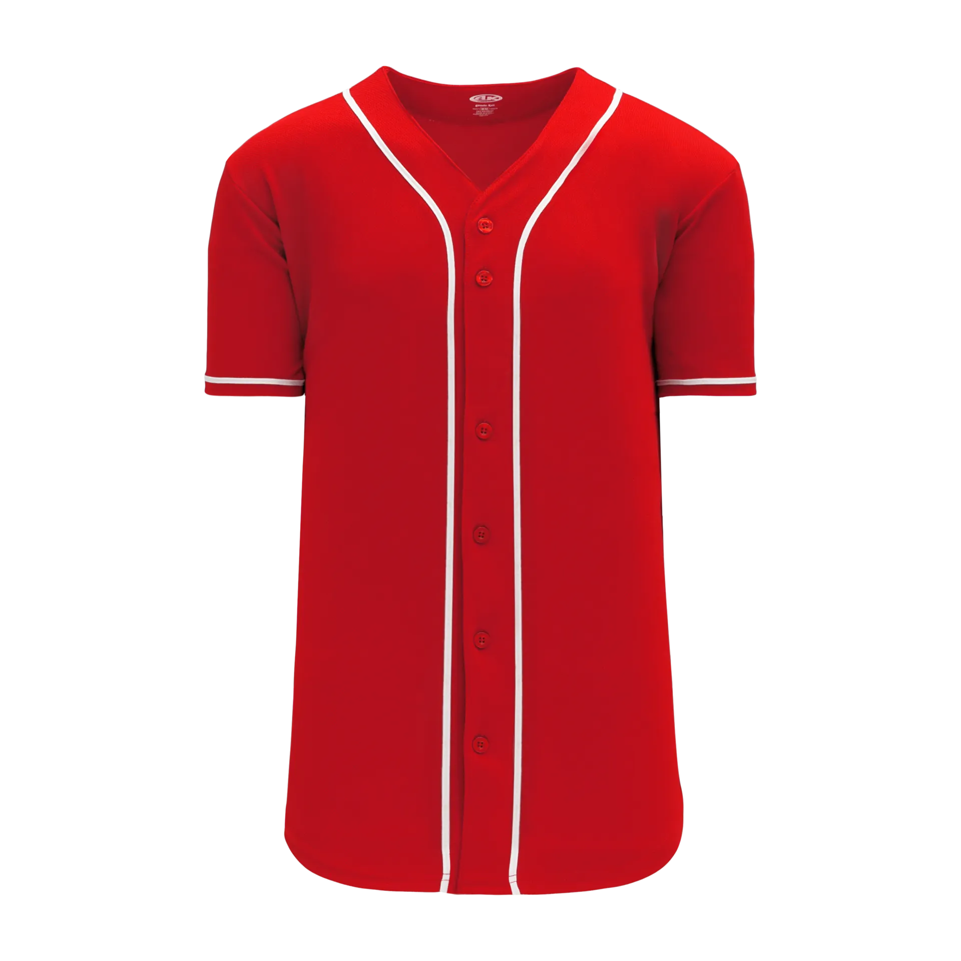Athletic Knit (AK) BA5500Y-CIN698 Cincinnati Reds Youth Full Button Baseball Jersey