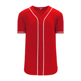 Athletic Knit (AK) BA5500Y-CIN698 Cincinnati Reds Youth Full Button Baseball Jersey