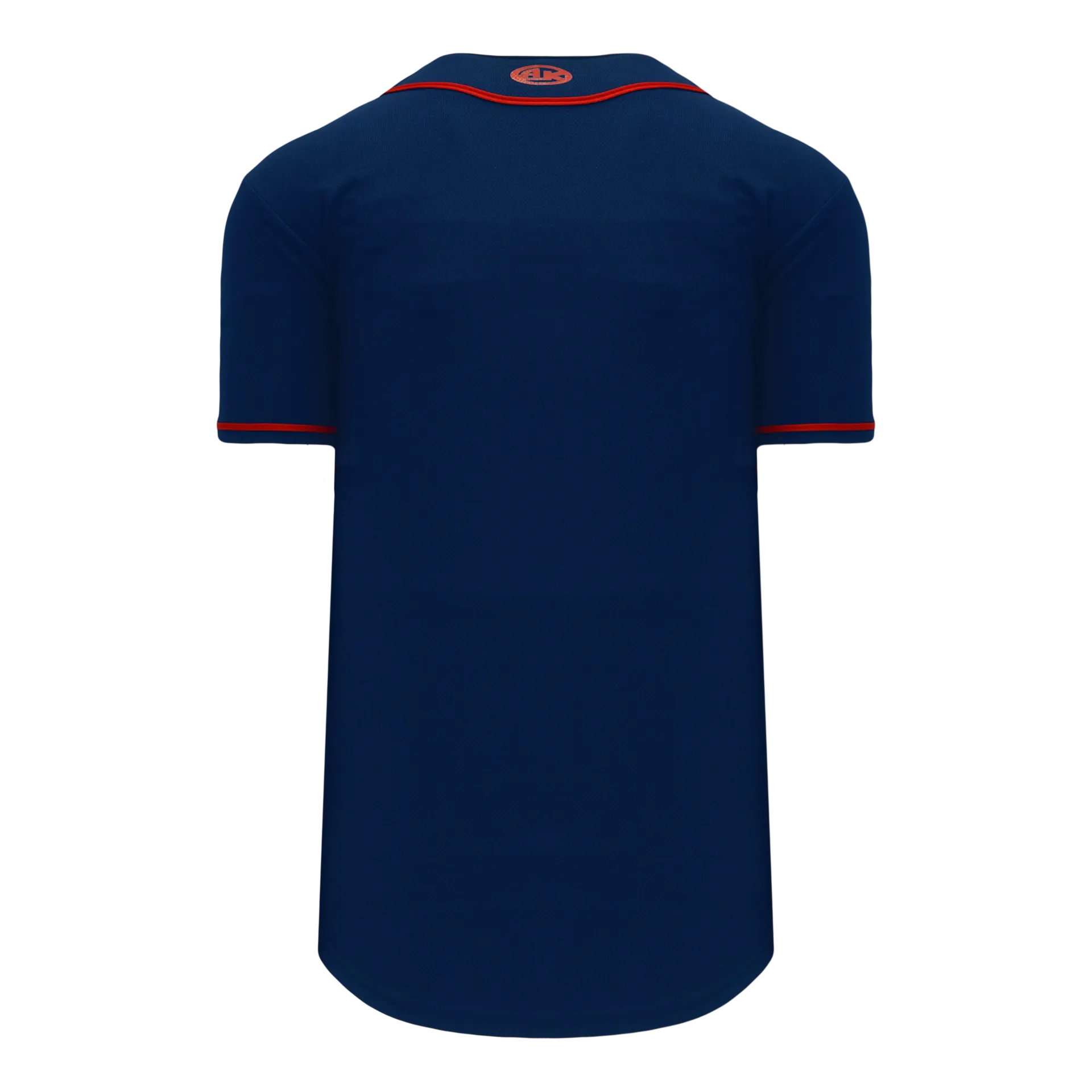 Athletic Knit (AK) BA5500Y-MIN697 Minnesota Twins Navy Youth Full Button Baseball Jersey