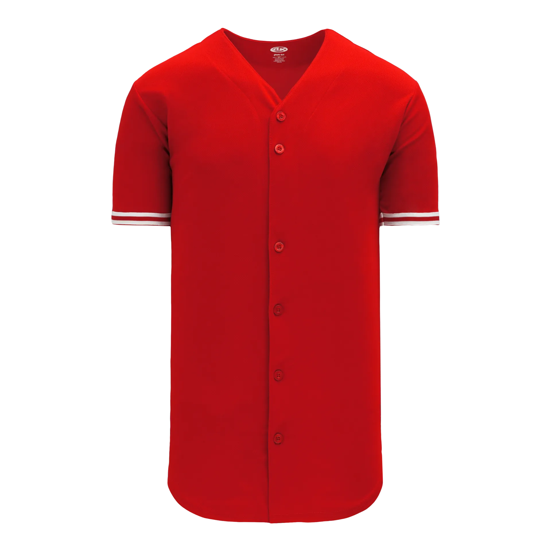 Athletic Knit (AK) BA5500Y-TOR571 Toronto Blue Jays Red Youth Full Button Baseball Jersey