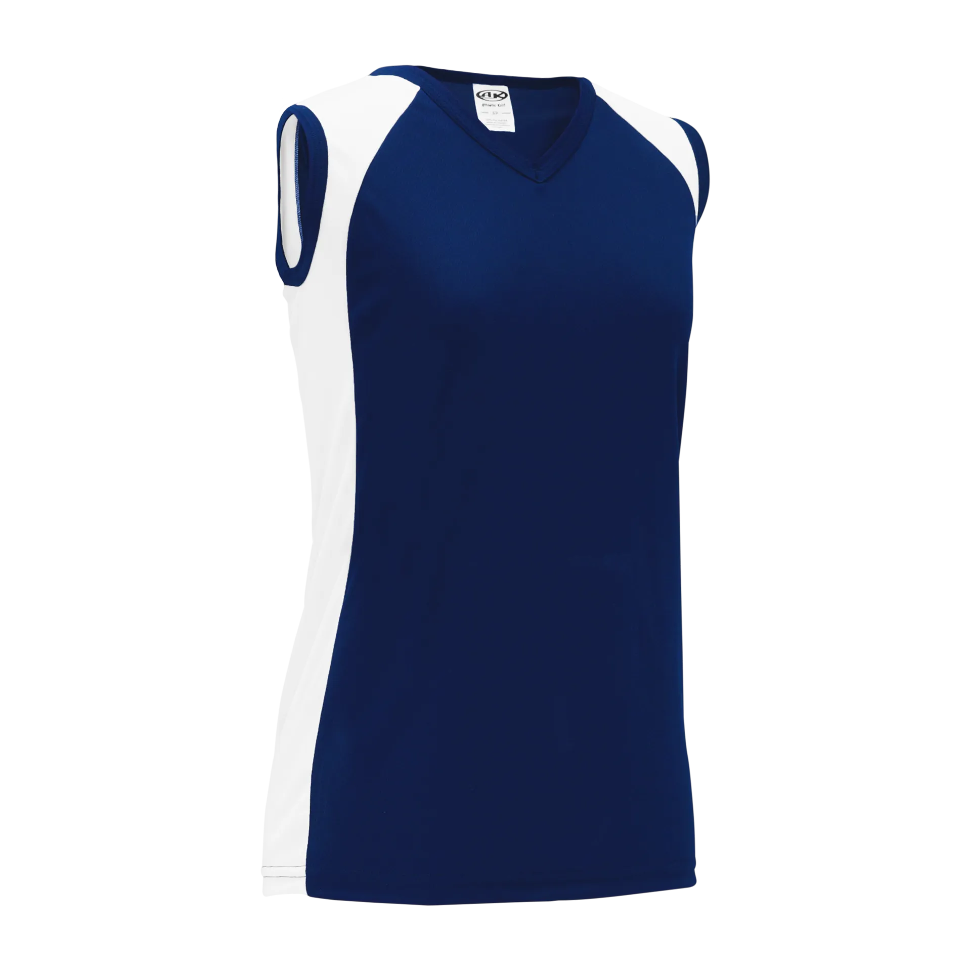 Athletic Knit (AK) BA601L-216 Ladies Navy/White Softball Jersey